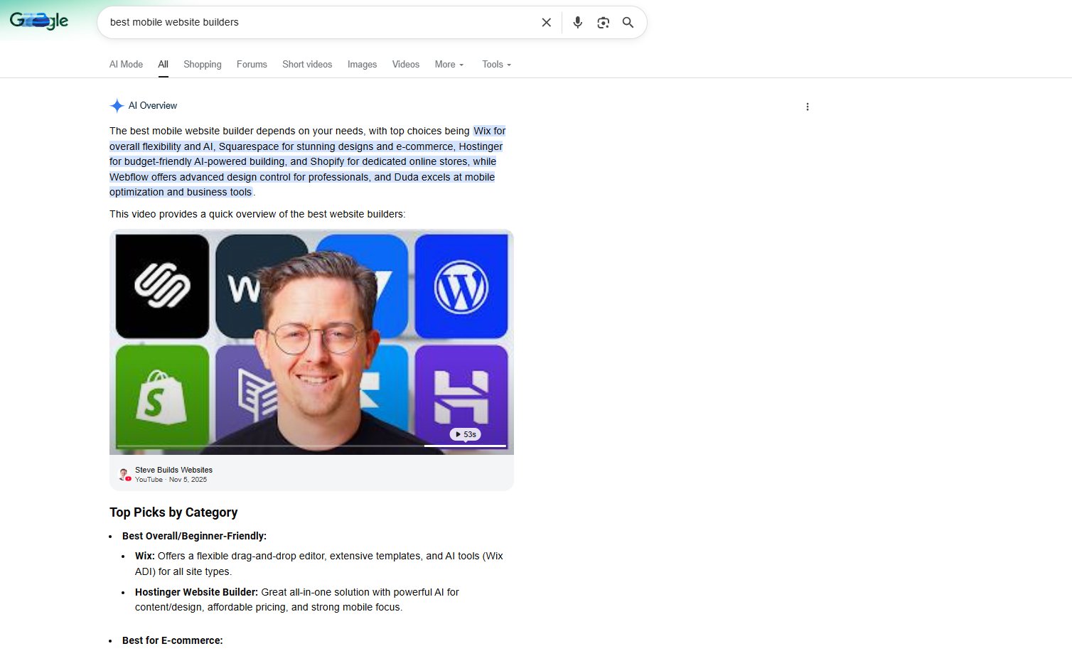 Google Ai Aperçus Bug Aucun lien