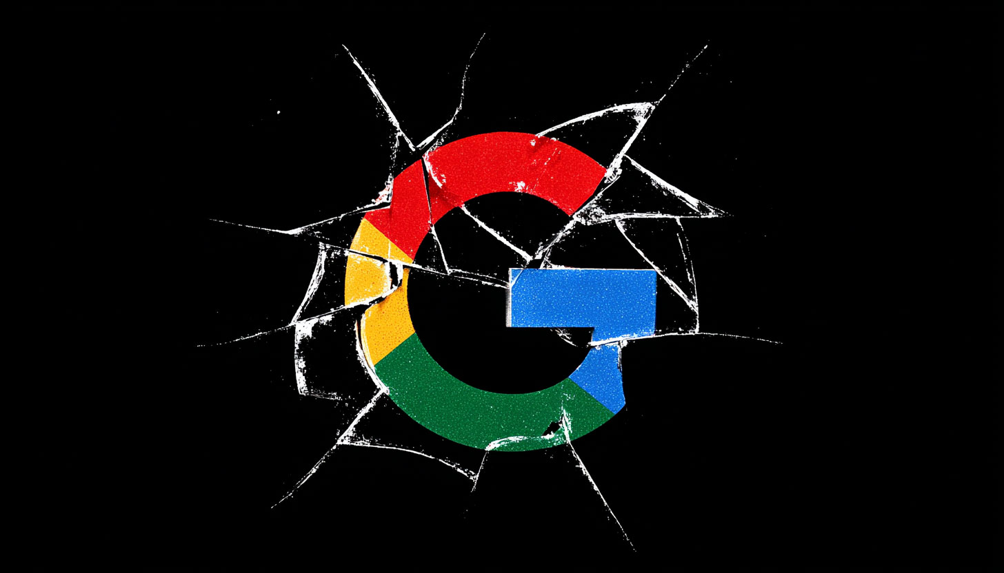 Broken Google Logo