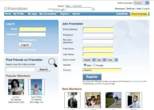 Comment était le réseau social Friendster ?