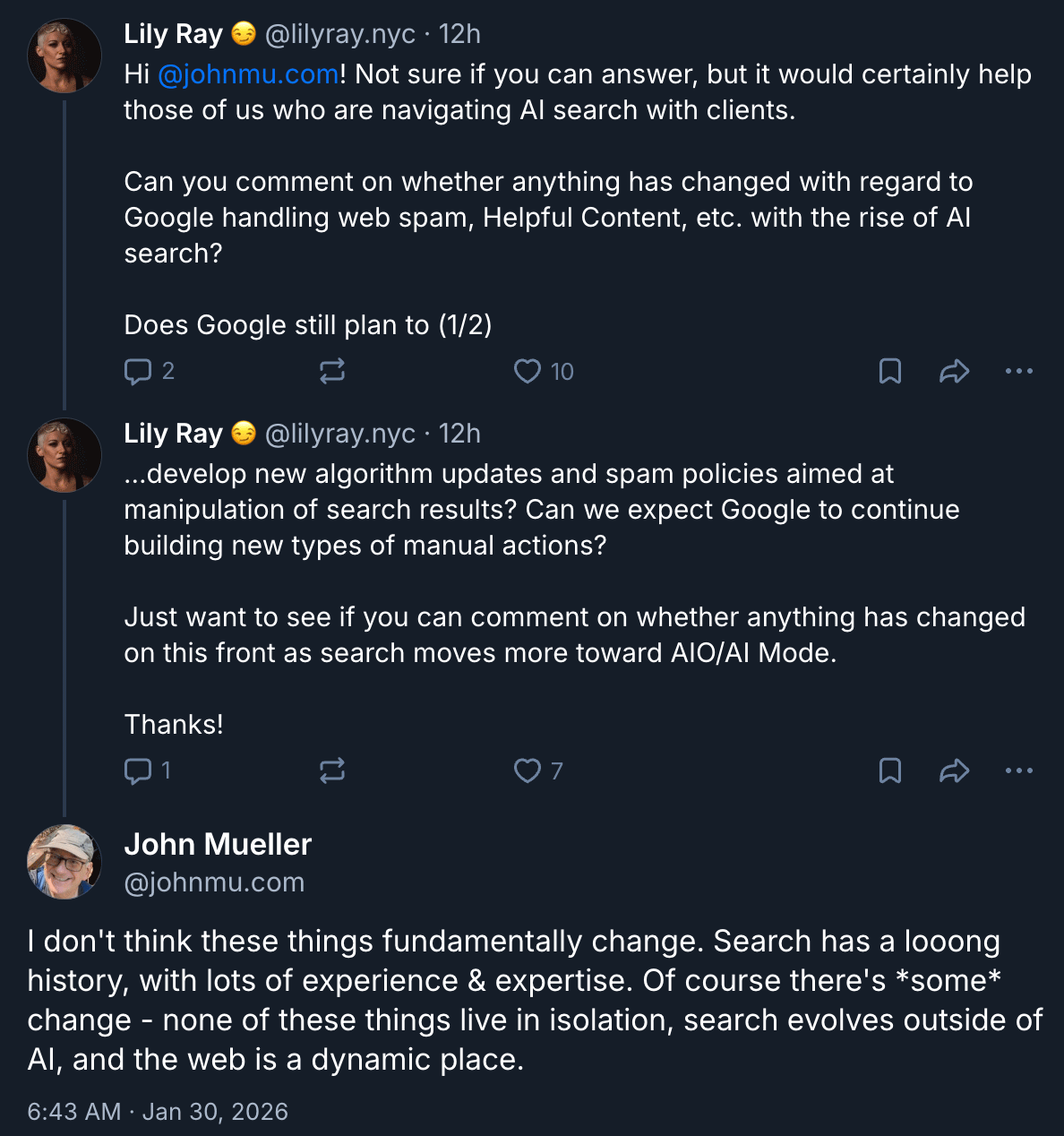 Bluesky publie Johnmu