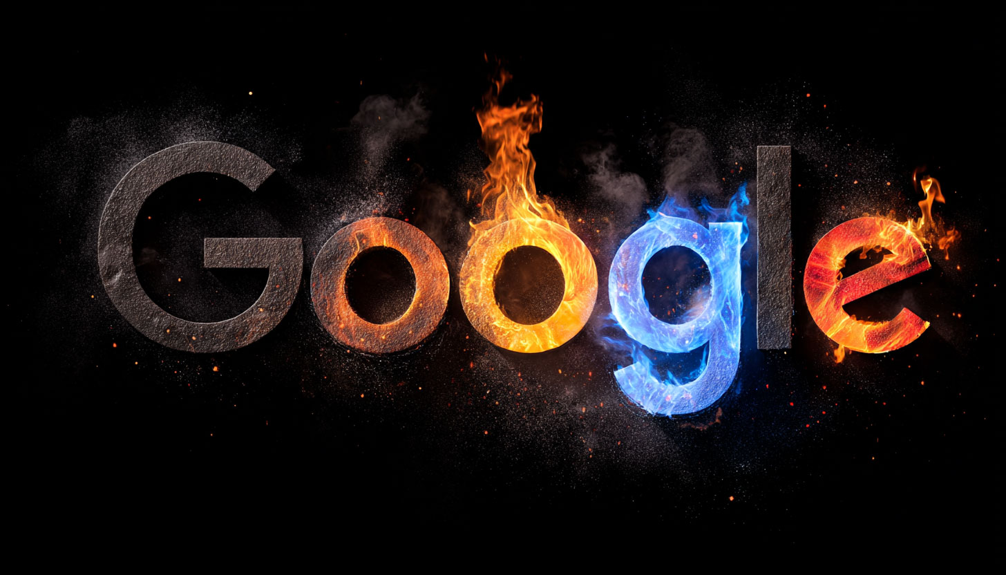 Google Fire Cold Logo