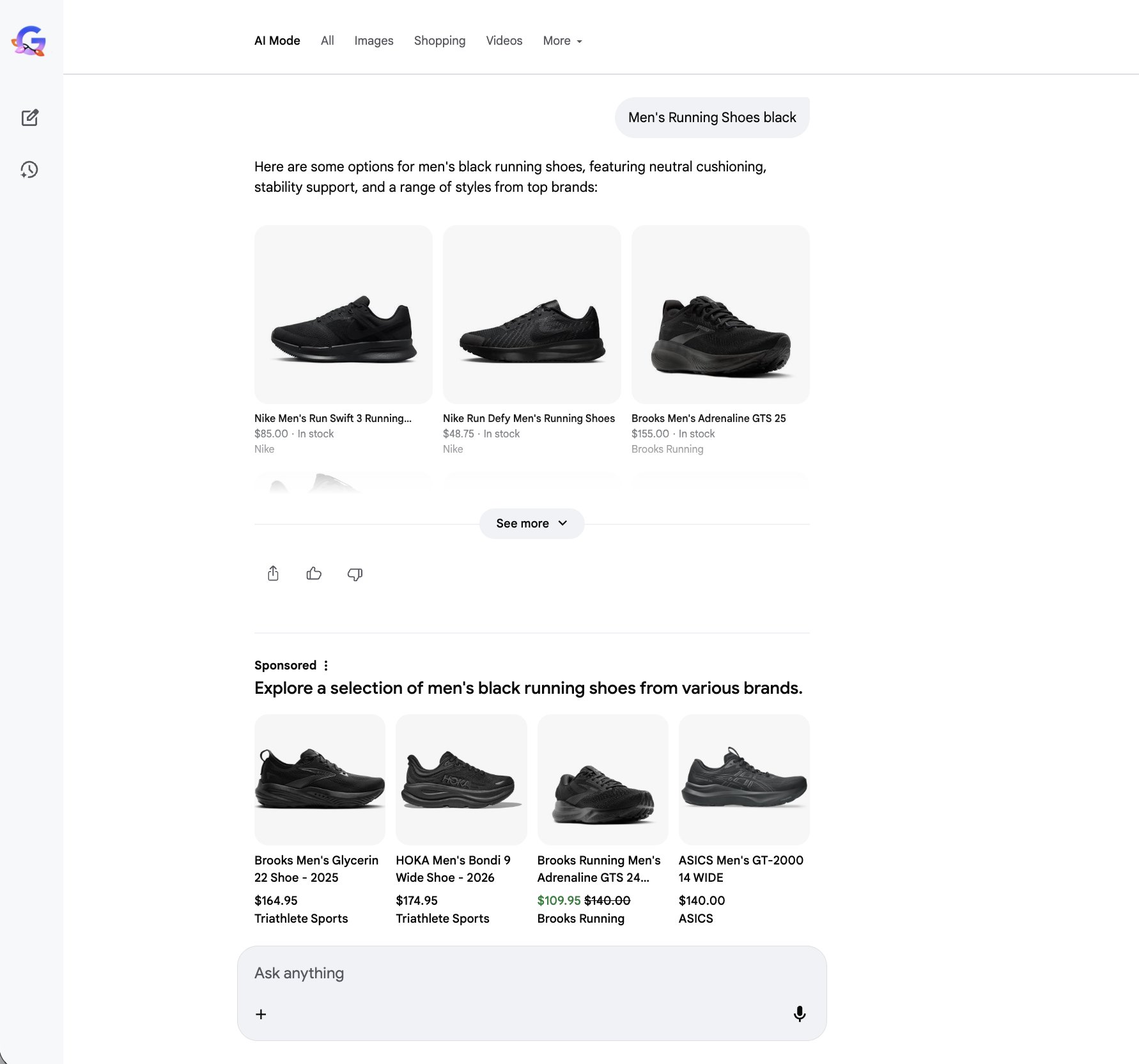 Mode Google Ai Voir plus de bureau