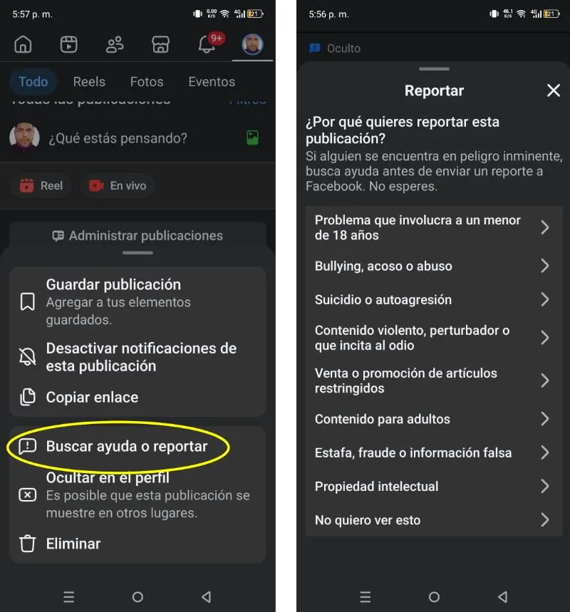 Comment signaler un commentaire inapproprié sur Facebook