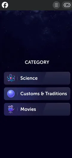 Jeu Quiz Planet Facebook Messenger