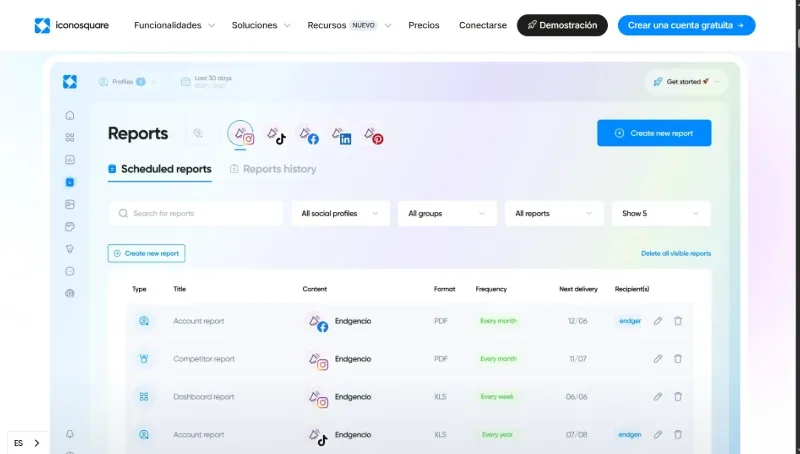 Outil Iconosquare pour analyser votre compte Instagram