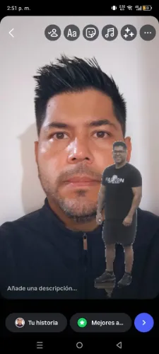 Autocollant de recadrage sur les histoires Instagram