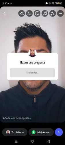 Autocollant de question sur les histoires Instagram