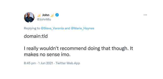 désavouer tld 2021 je ne recommande pas