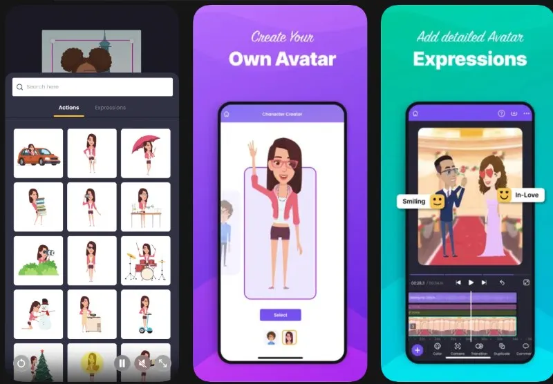 Application animaker pour créer des histoires animées sur Instagram