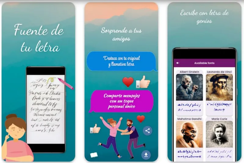 Application HandWriting pour changer la police de X