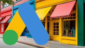 Étiquette Google Ads : options sponsorisées dans la zone