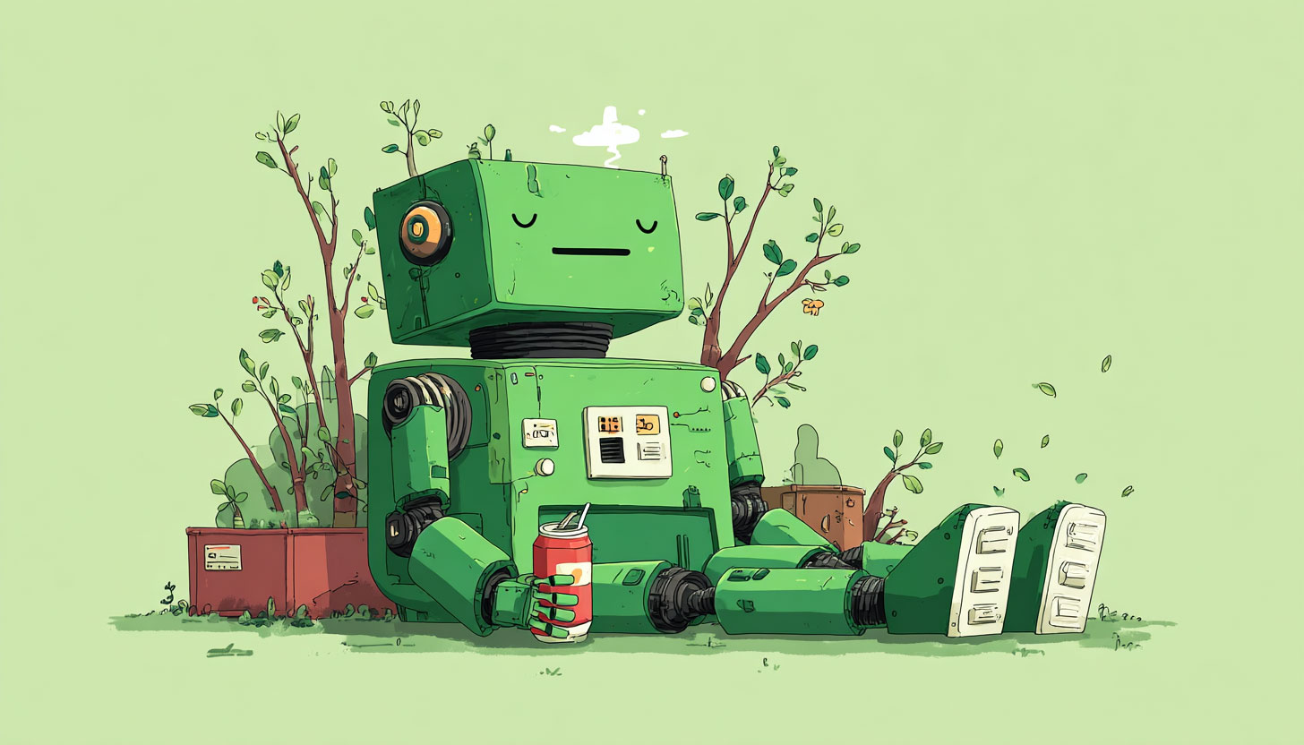 Green Robot Break