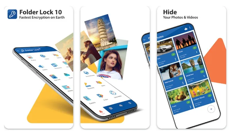 Application Folder Lock pour verrouiller l'accès à des applications comme Messenger