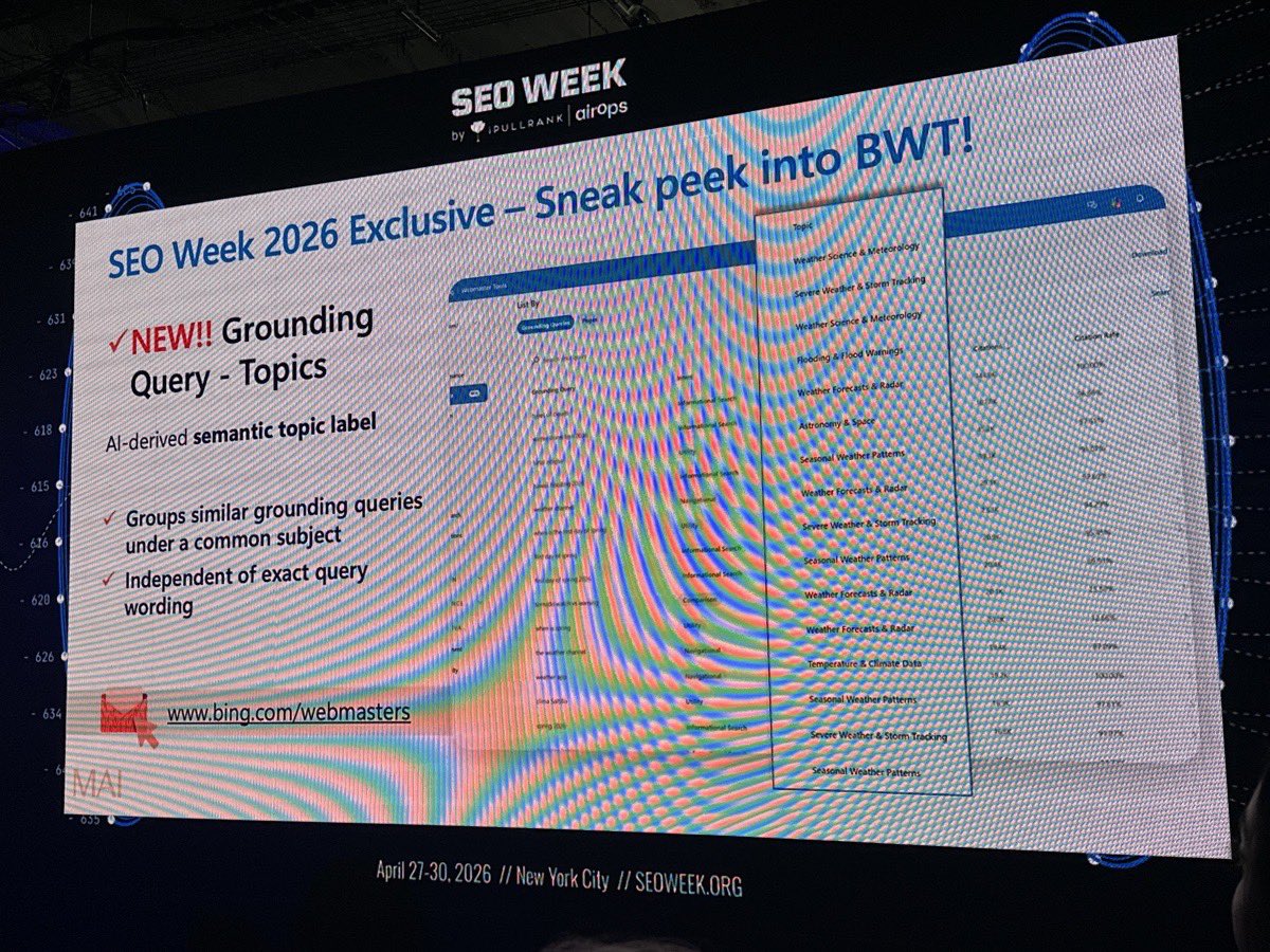Outils Bing pour les webmasters Nouveaux rapports Ai1