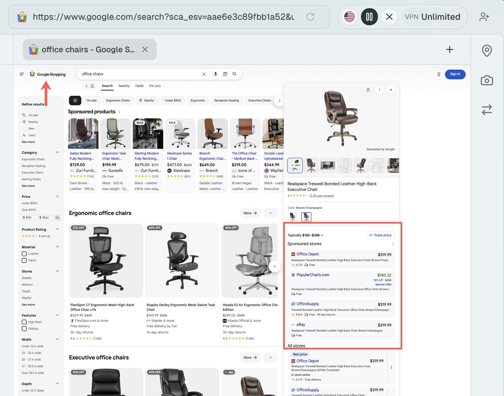 Google Shopping affiche plus d'annonces Shopping