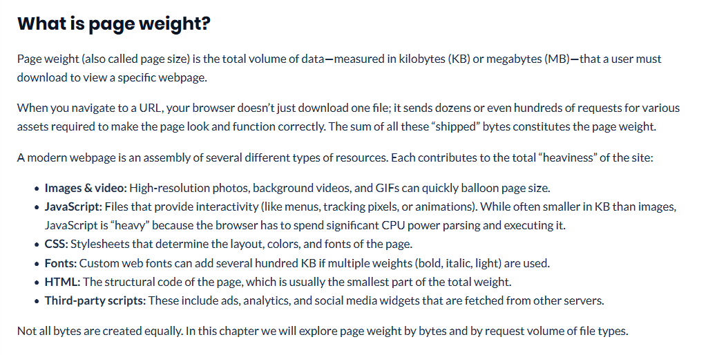 Poids des pages dans l'almanach Web