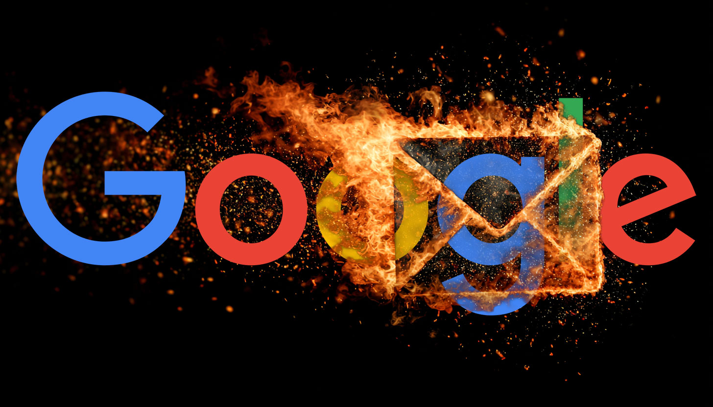 Google Email Fire