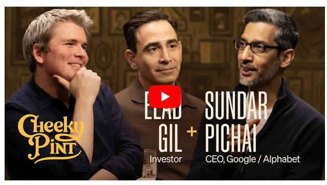 Sunar Pichai on the future of Search.