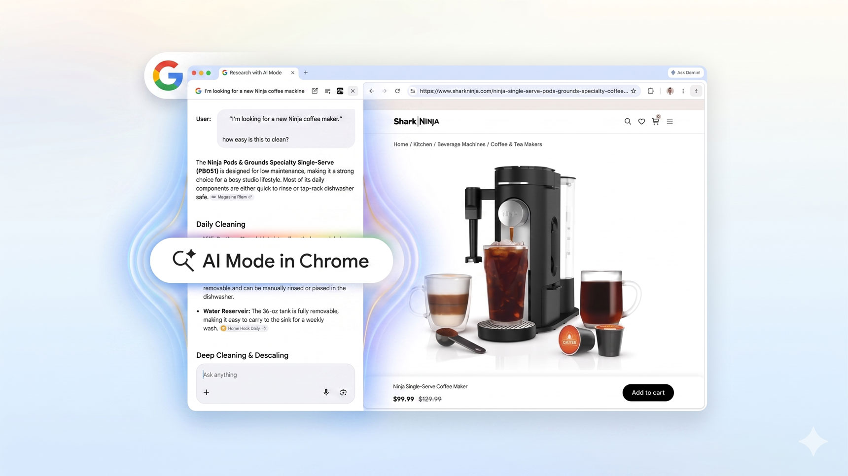 AI Mode in Chrome