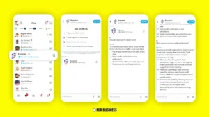 chatbot ai sponsorisé snapchat