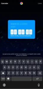 compte à rebours autocollant instagram