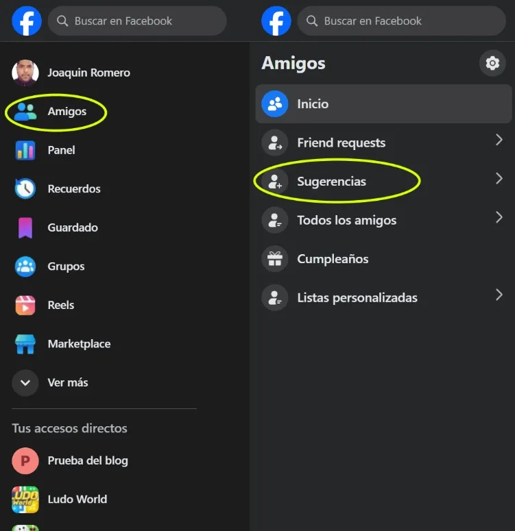 Comment trouver des amis dans la section suggestions ou des personnes que vous connaissez peut-être sur Facebook