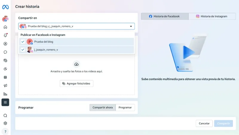 Comment programmer des histoires sur Facebook et Instagram à l'aide de Meta Business Suite