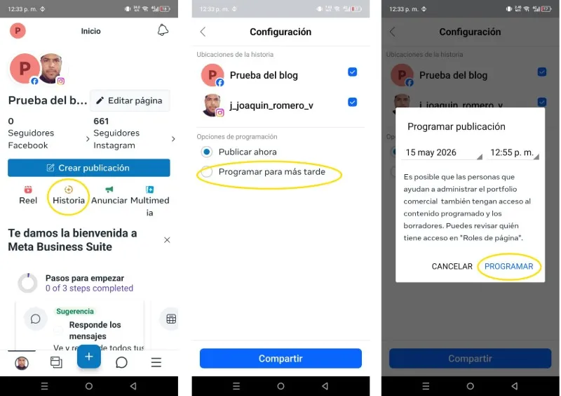 Comment programmer des histoires sur Facebook et Instagram à l'aide de l'application Meta Business Suite