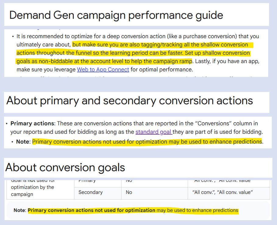 Prédictions améliorées des actions de conversion principales Google Ads