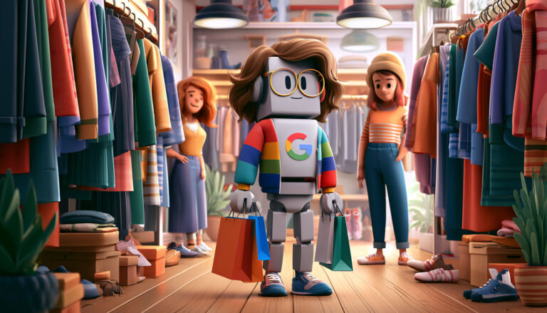 Google Robot Shopping