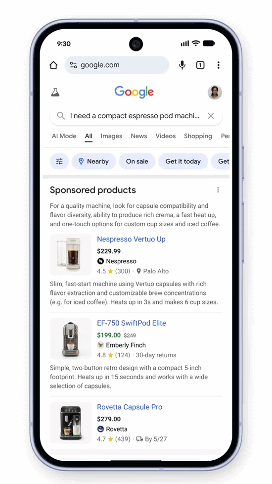Annonces Shopping Google Ai Mode Gml
