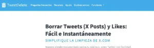 application tweetdelete