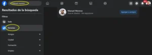 Comment trouver des amis sur Facebook en utilisant la barre de recherche principale