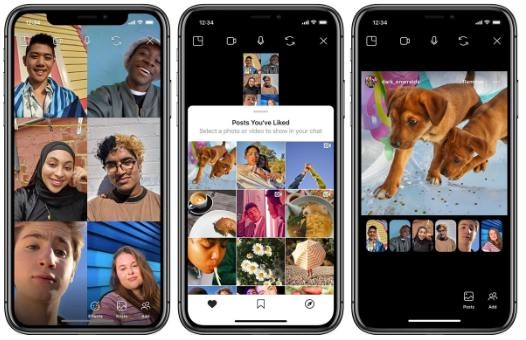 Appels vidéo Instagram