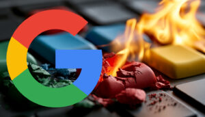 Google Button Fire