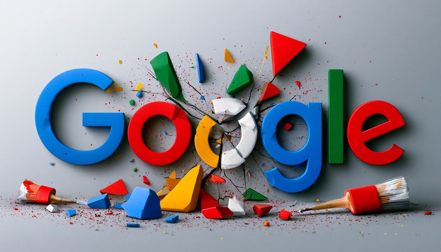 Fixing Broken Google Logo