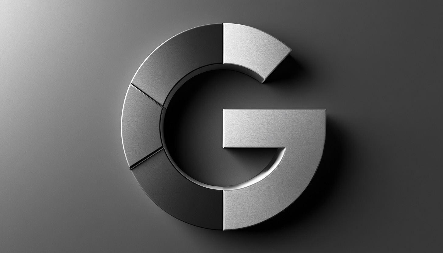 Google Logo Gray Tones