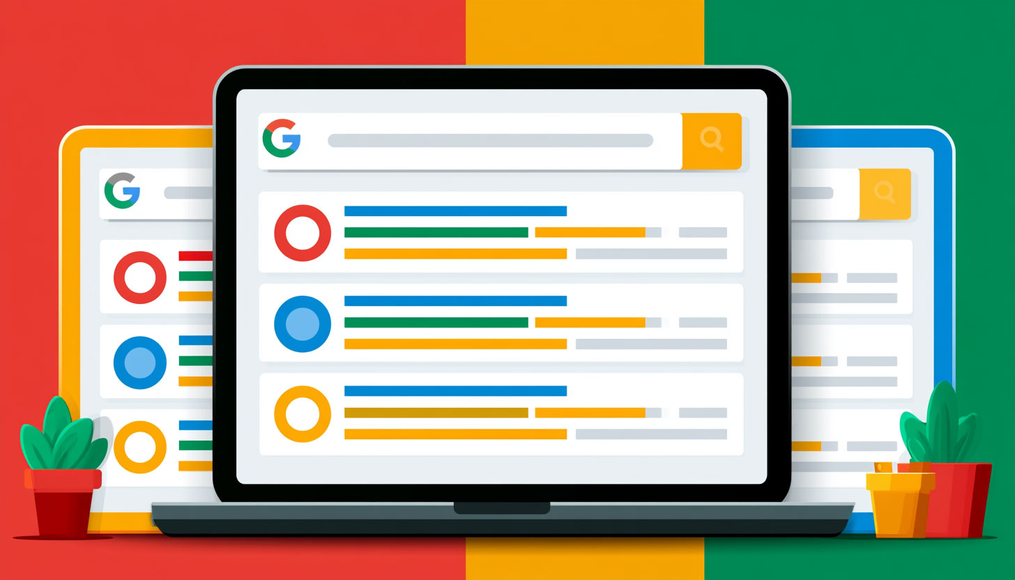 Google Search Results Header