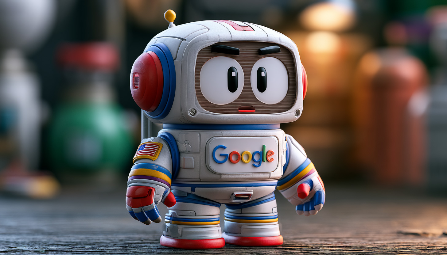 Google Robot Astronut