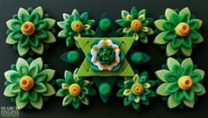 Shavout Lego Flowers and Jewish Star