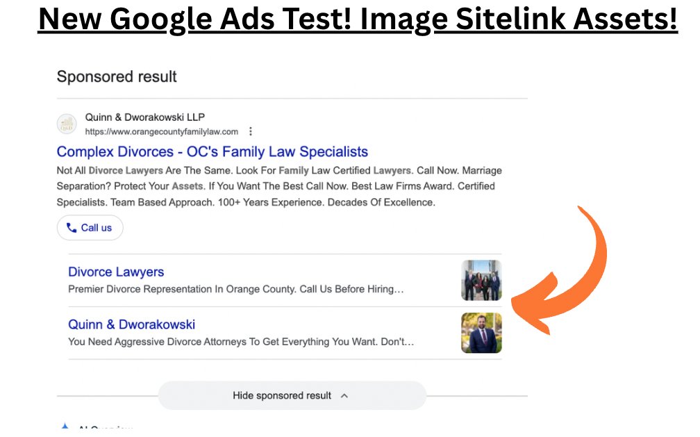 Liens annexes pour les images Google Ads