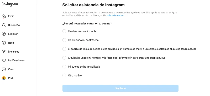 Récupérer un compte Instagram