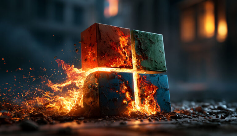 Microsoft Fire Logo