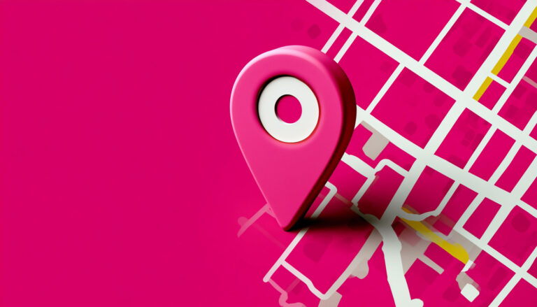 Google Maps Hot Pink
