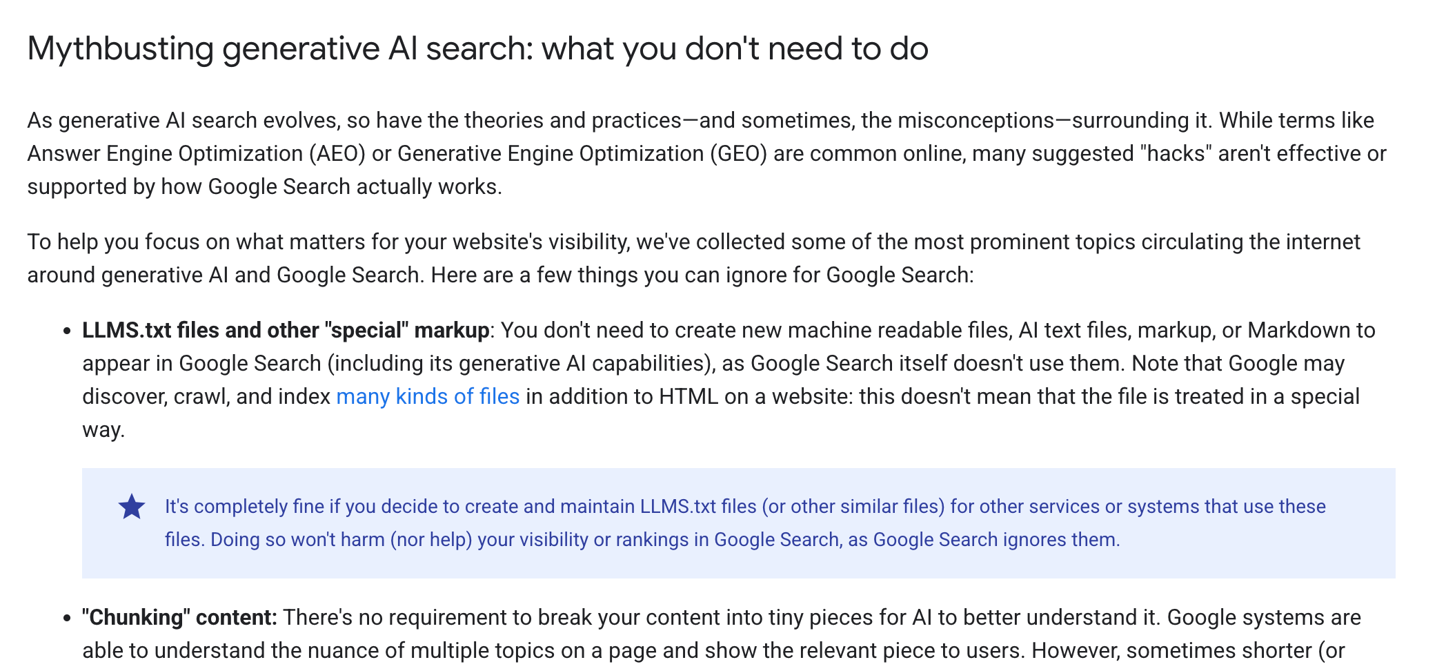 Mise à jour de la documentation Google Llm