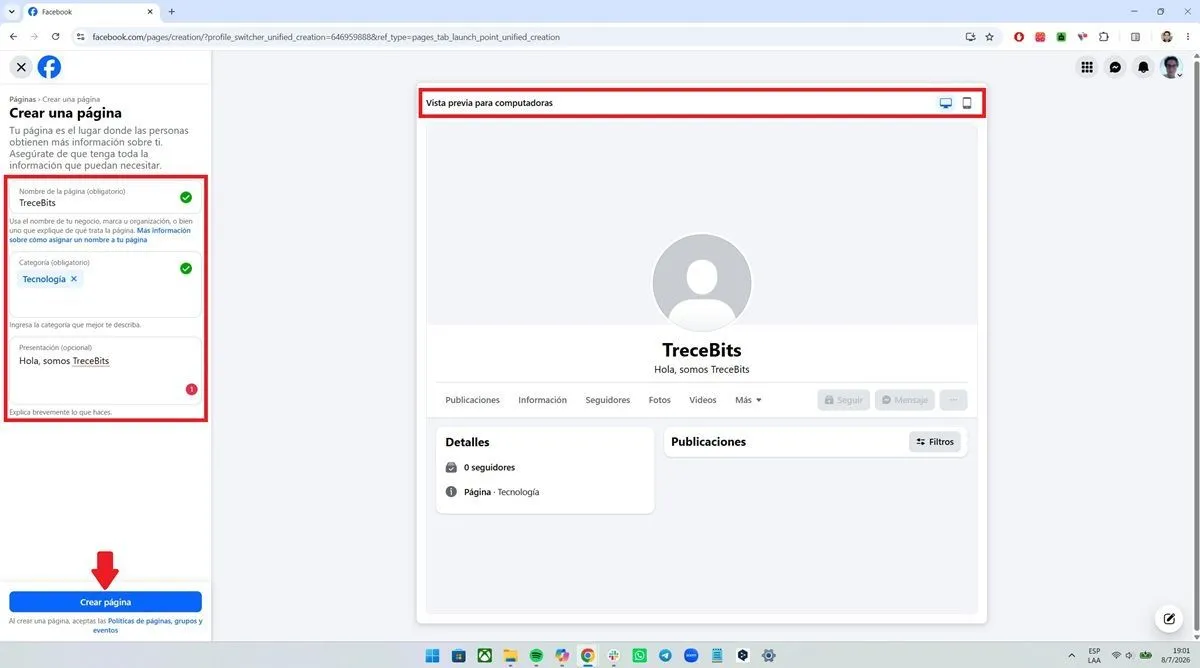 Ouvrir le site Web