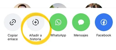 ajouter un bouton d'histoire sur Instagram