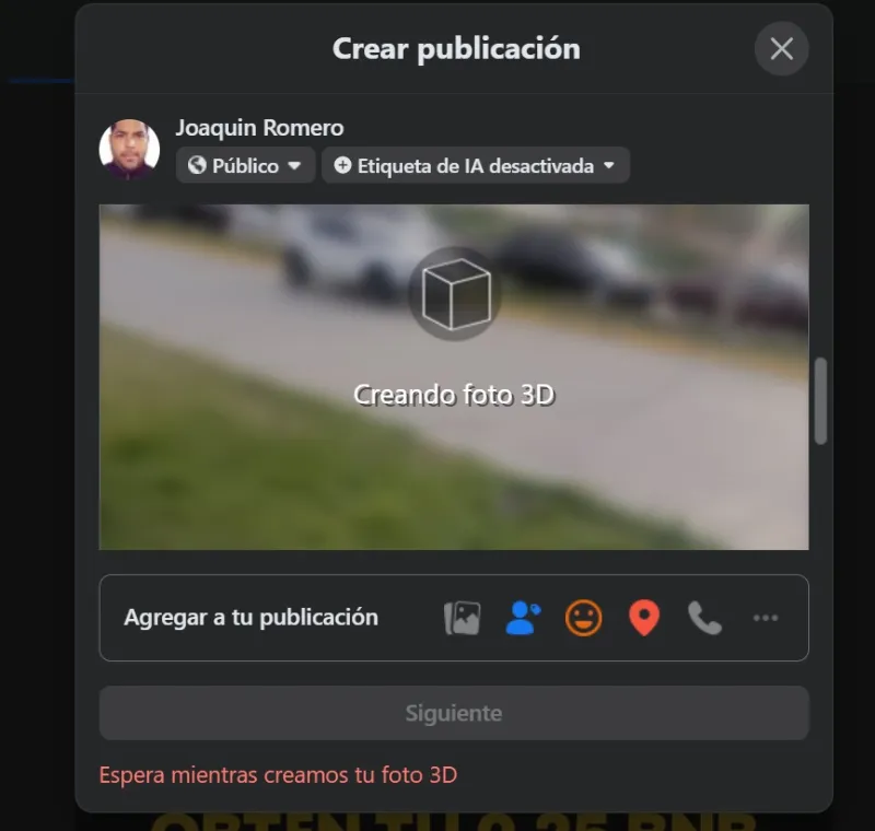 Créez des photos 3D à partir de Facebook