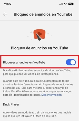 Activer le blocage des publicités