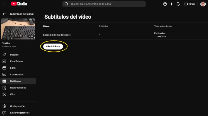 Ajouter une langue aux vidéos YouTube